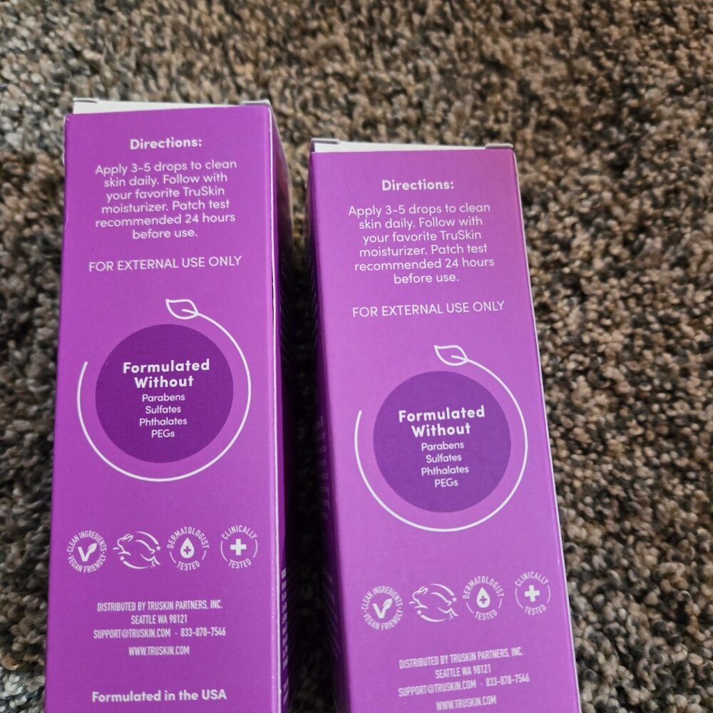 New Sealed Lot of 2 Truskin Niacinamide Facial Serum 1 fl. oz. - Picture 2 of 2